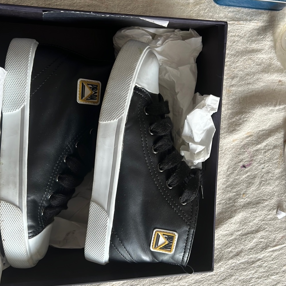 Prada high top kids shoes